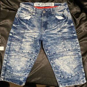 Encrypted Jean Shorts